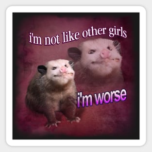 Possum Meme Sticker